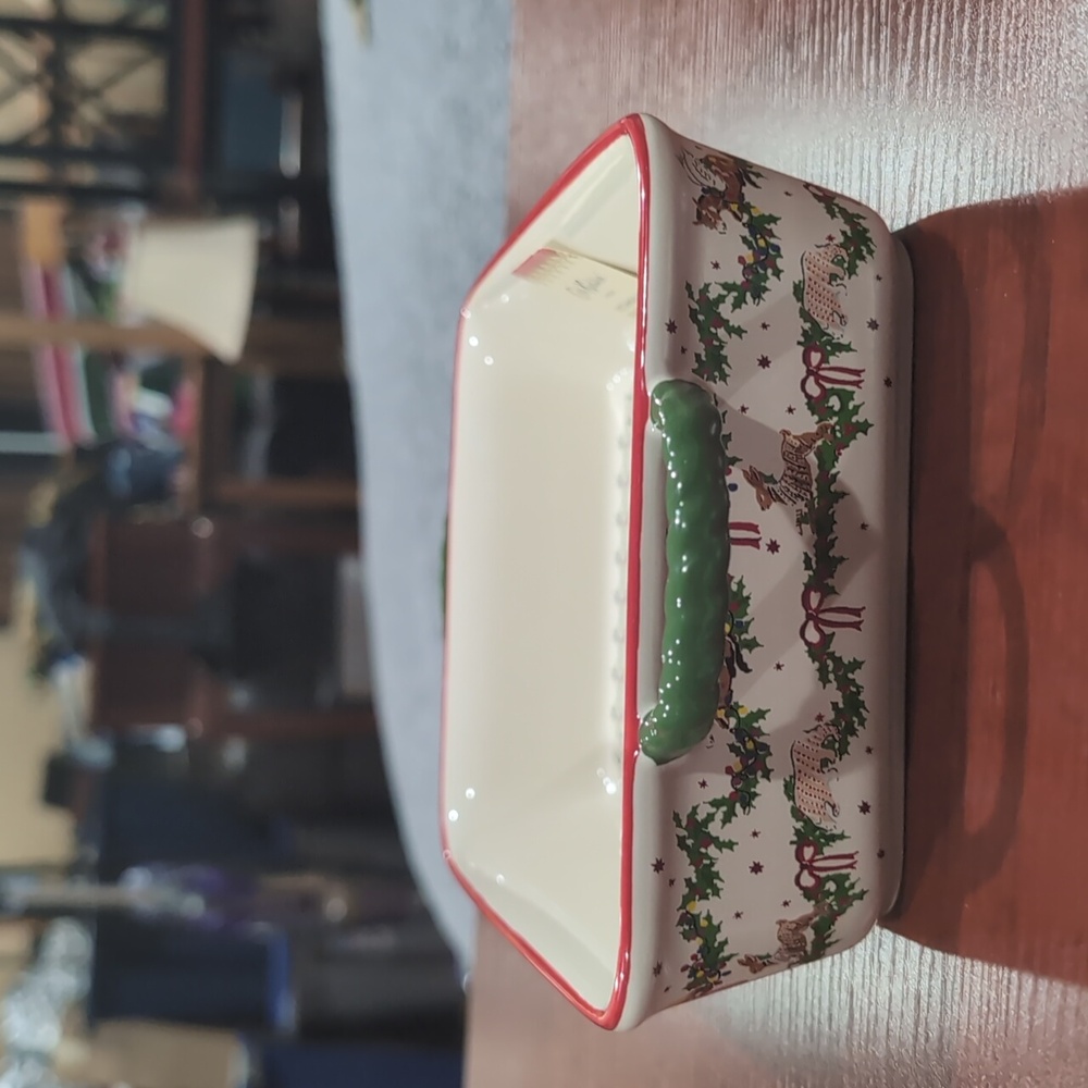 Cath Kidston Christmas Rectangular Roasting Dish - Picture 4 of 5